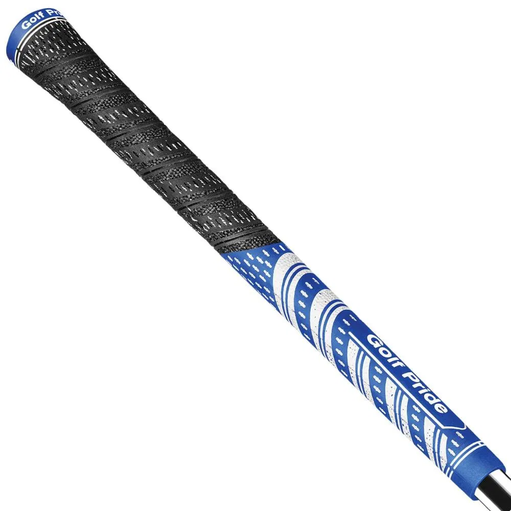 Golf Pride MCC Multi Compound Grip / Blue & White / Standard / 8 Irons